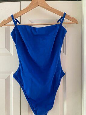 One Piece Tank Royal Blue - M (NWT)